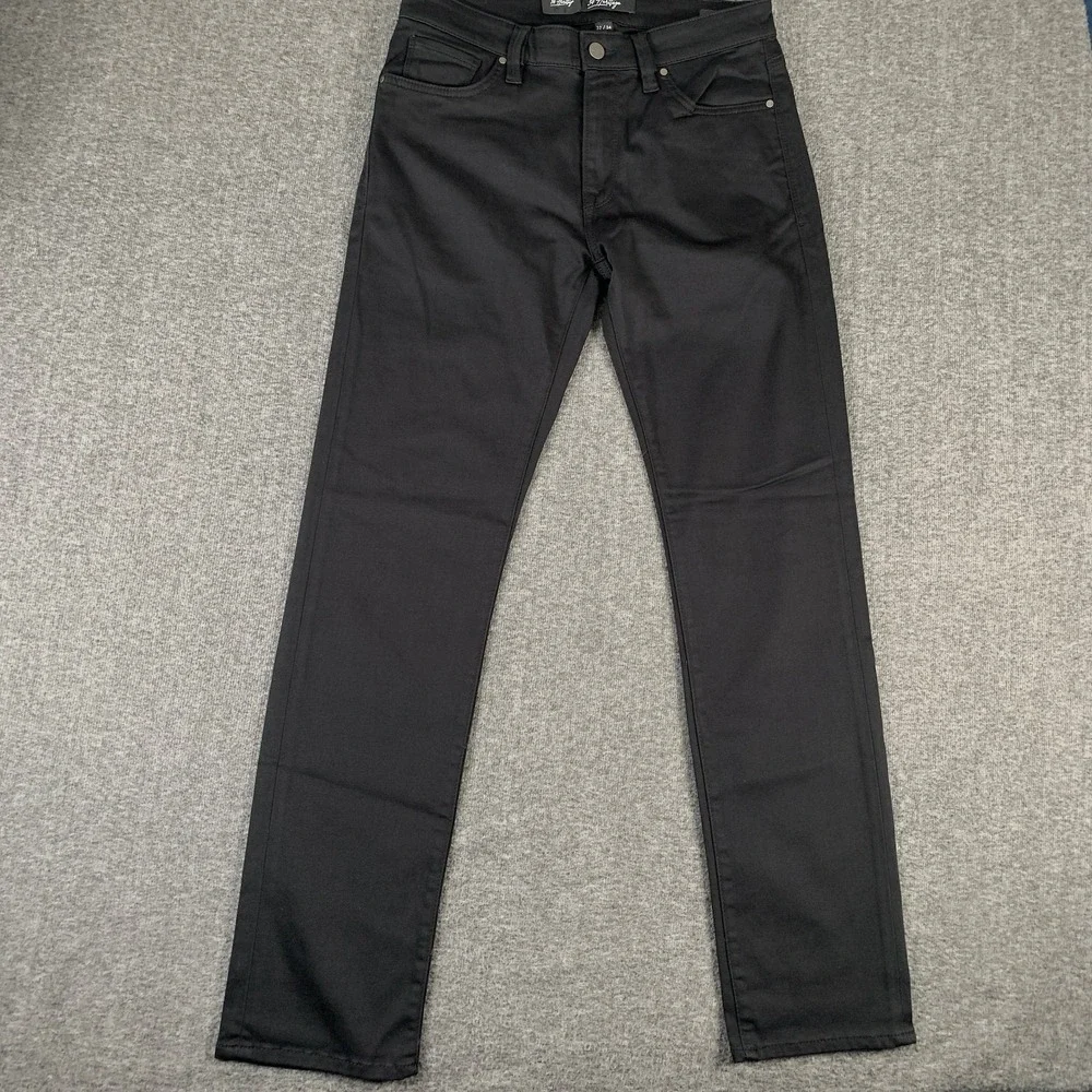 34 Heritage Courage Pants Men 32x34 Black Stretch Modern NEW